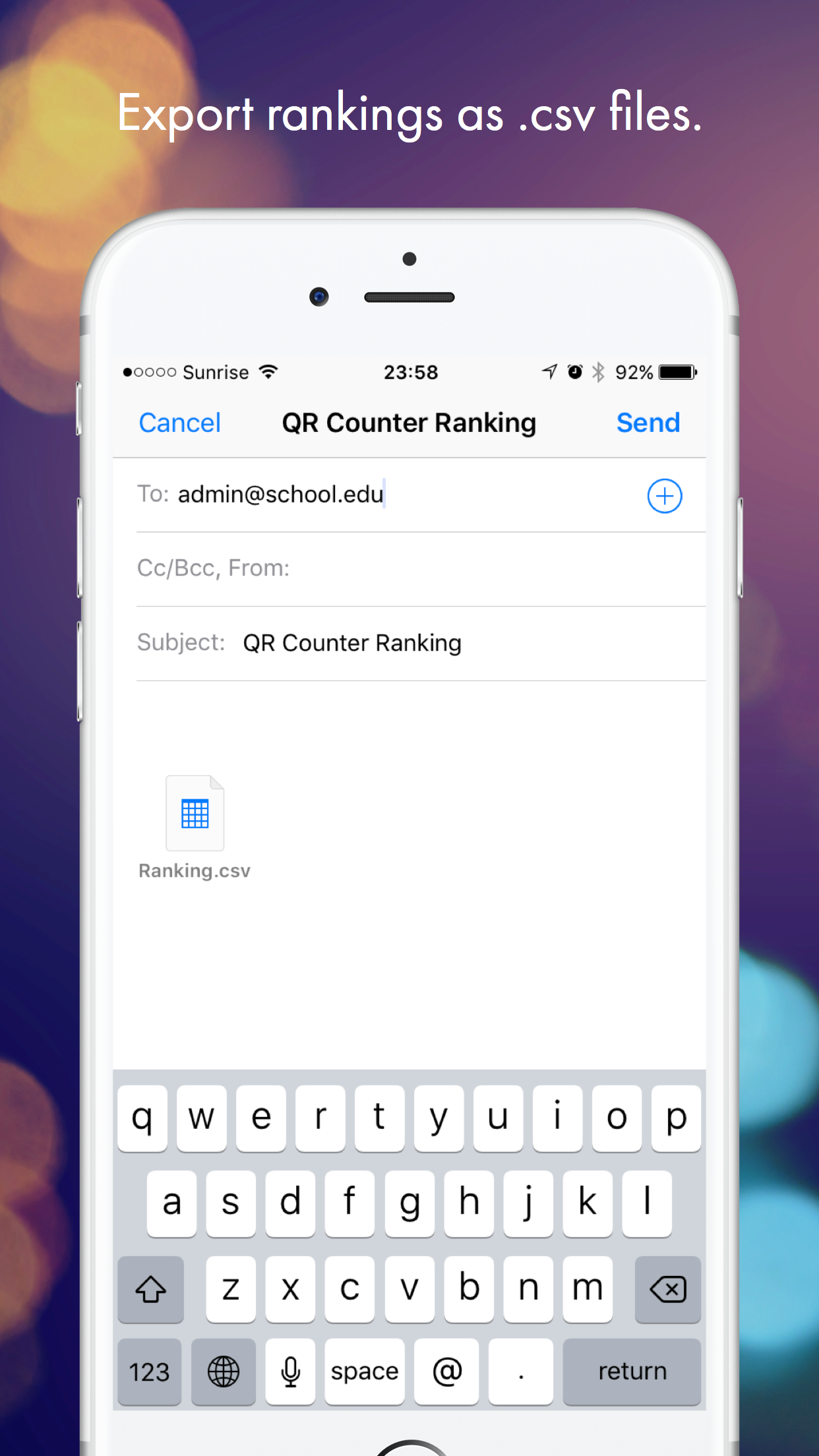 QR Counter