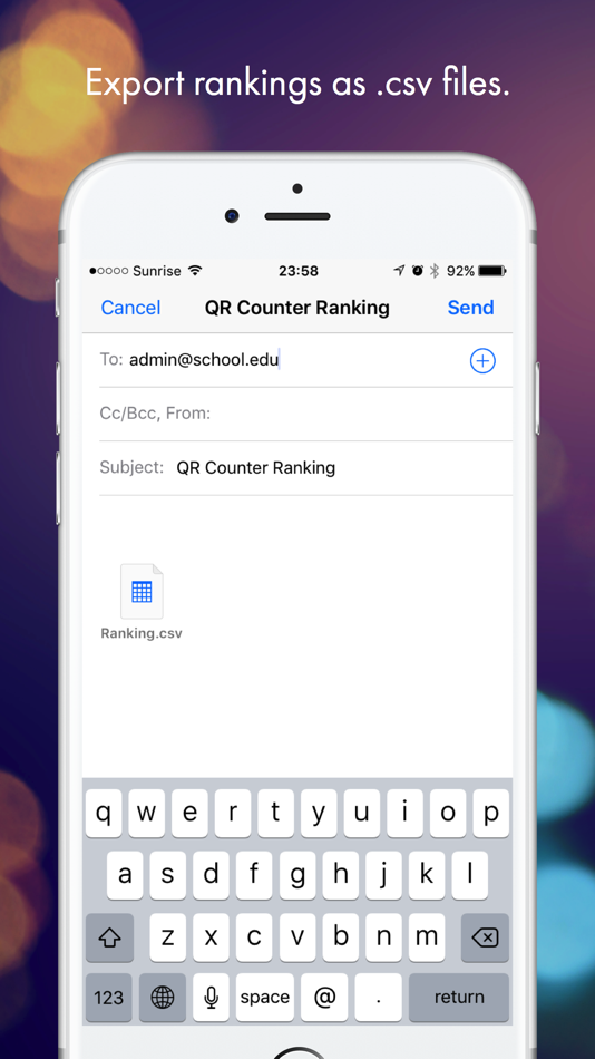 #4. QR Counter (iOS) By: Ursin Tanner