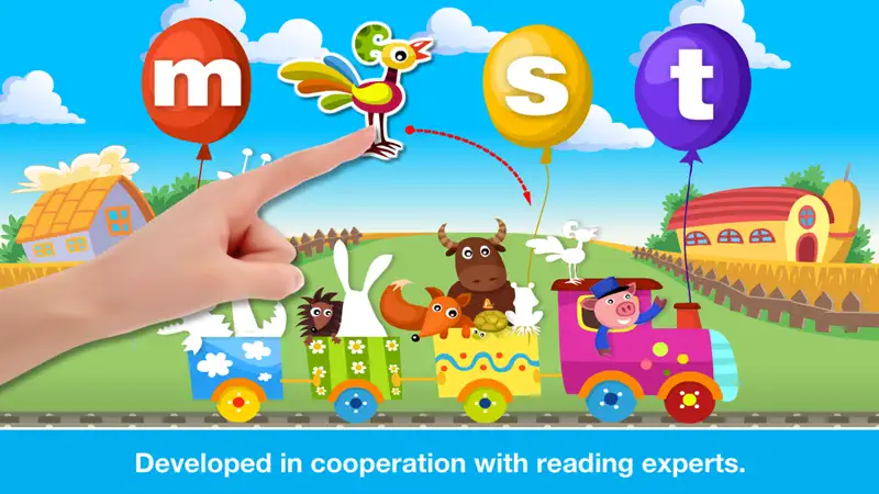 Phonics Fun on Farm Educational Learn to Read App screenshot 3 of 5