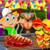 Kids Cooking Restaurant Barbecue Food Maker Game