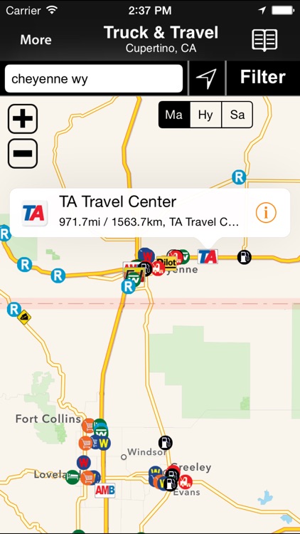 Truck Stops & Travel Plazas