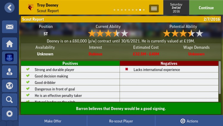 Football Manager Mobile 2017