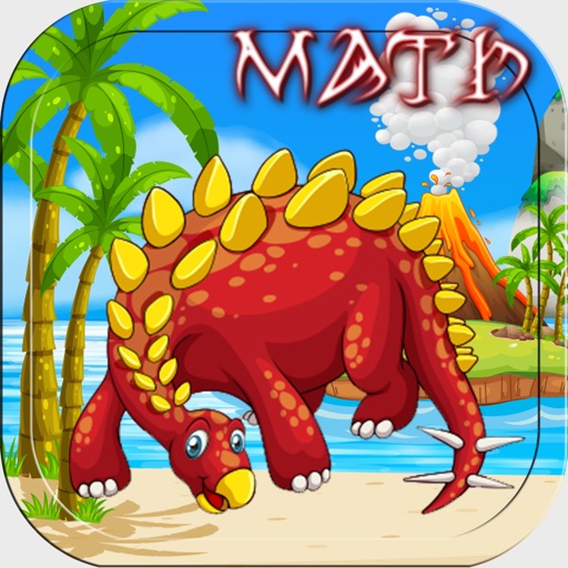 Dinosaur Kid Game - 1st Grade Math Number Counting Icon