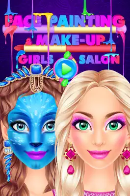Game screenshot Face Painting & Makeup Girls Party Salon - Kid Spa apk