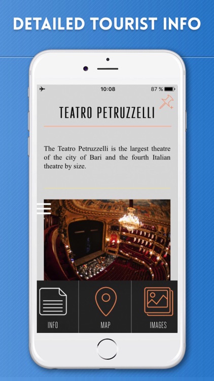 Bari Travel Guide with Offline City Street Map