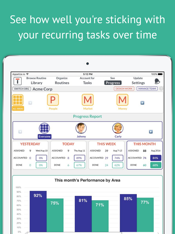 Screenshot #5 pour Tactick - Stick with Success and Stay Organized