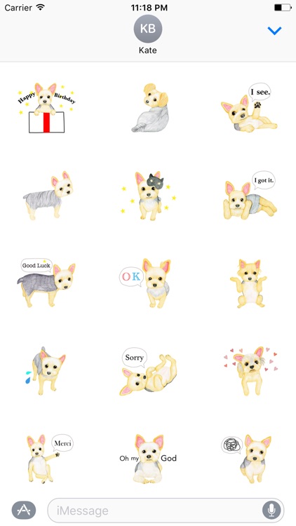 Cute Terrier Dog Sticker