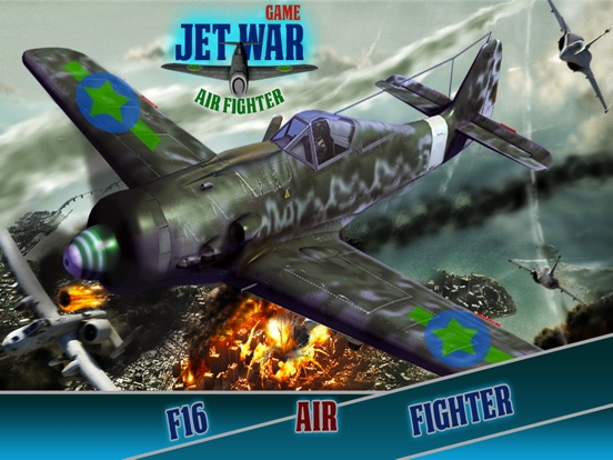 Jet Fighters 2016-Air Strike Navy Combat Shooting iPad screenshot