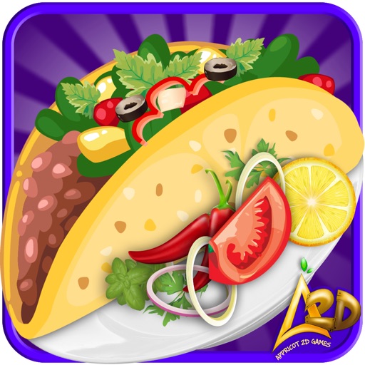 Tacos Maker Chef-Mexican Food Kids Cooking school Icon