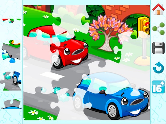 Slide Magic Puzzle & Photos - Cars Sliding Block iPad screenshot