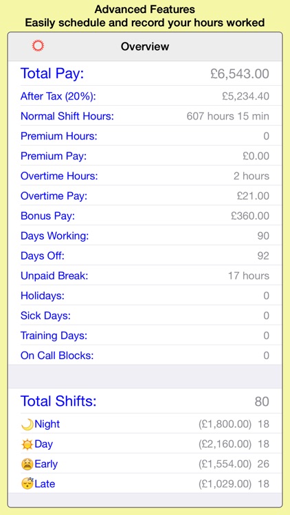 ShiftLife Organizer screenshot-3
