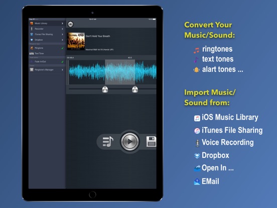Screenshot #1 for Ringtone Maker:Customize music ring tone,text tone