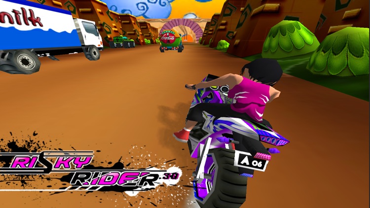 Risky Rider 3D - Motocross Dirt Bike Racing Game screenshot-3