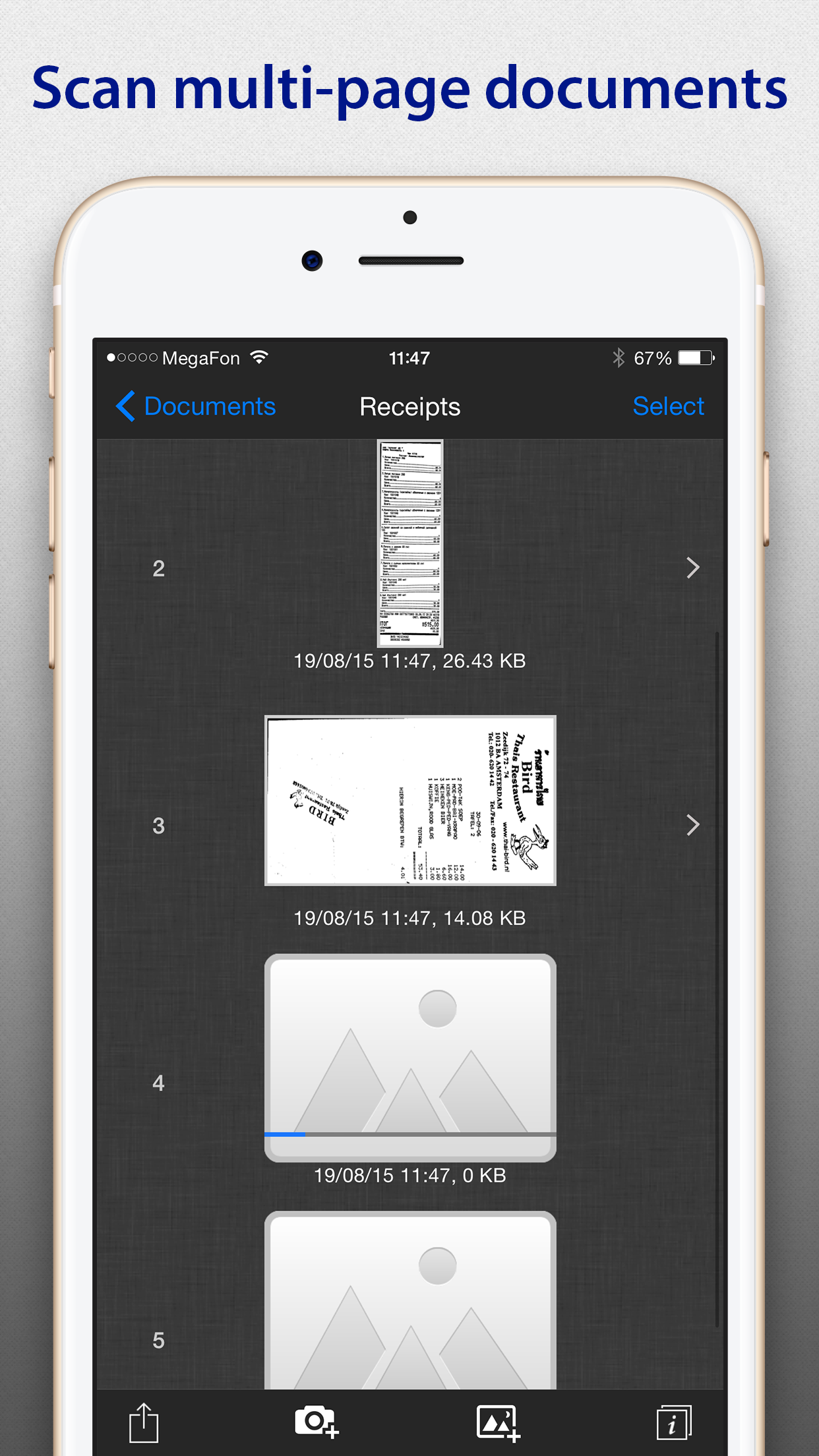 SharpScan: PDF scanner + OCR