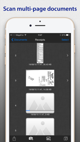 SharpScan: PDF scanner + OCR screenshot