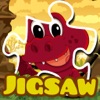 Dino jigsaw puzzles 2 to 7 year educational games icon