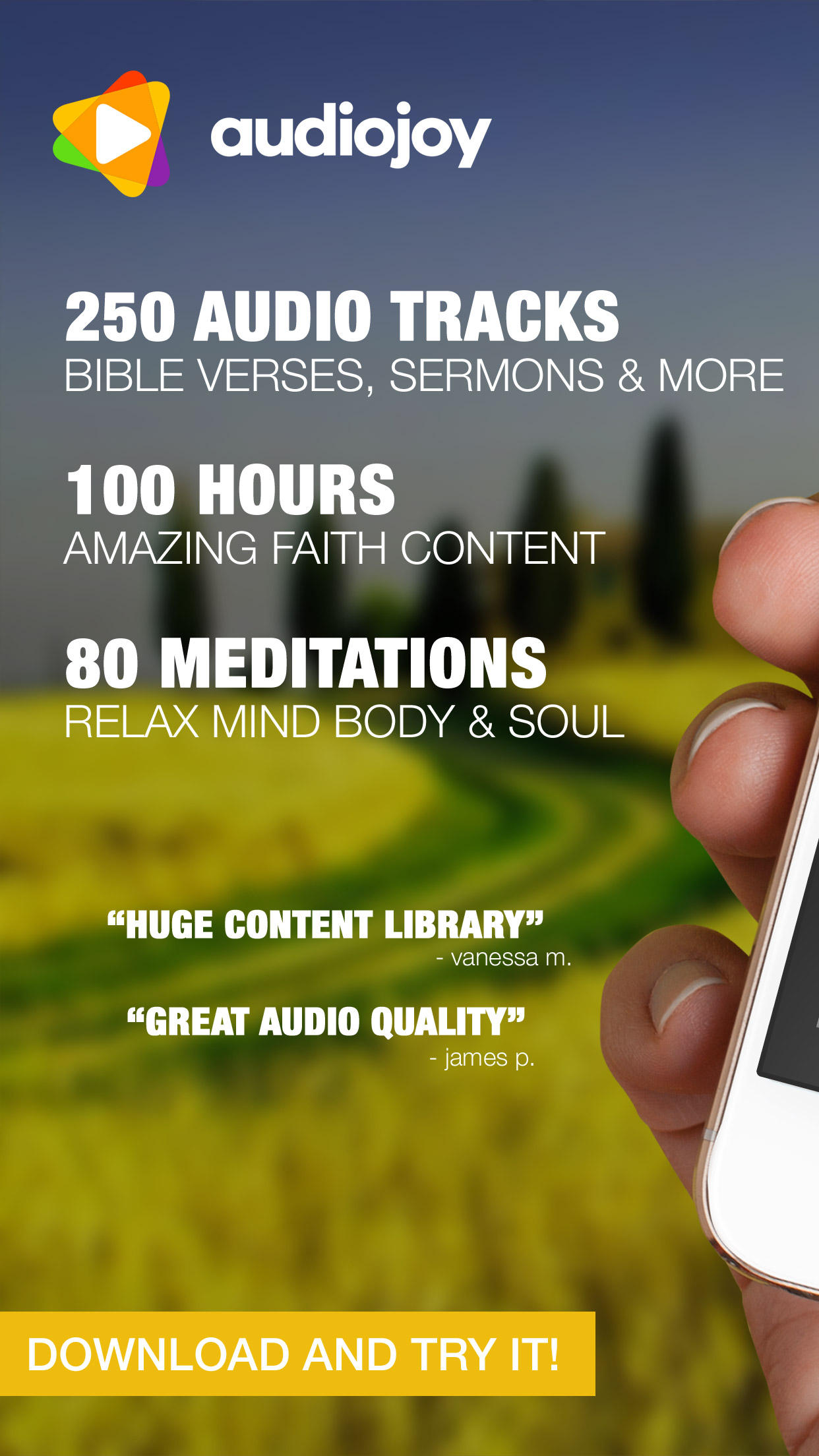 Bible Verses & Sermons Audio by Topic for Prayer