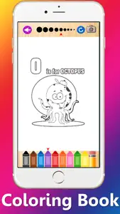 ABC Animals Coloring Pages Learning Tools for Kids screenshot #4 for iPhone