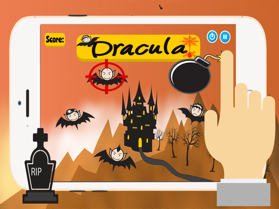 Dracula Halloween: Shooter Monsters Games For Kids app screenshot 2