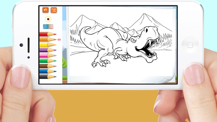 Dinosaurs Coloring Book Games For Kids