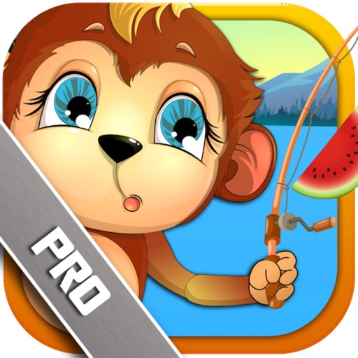 Epic Monkey Fishing Pro - A Fruit Slashing Chimp Madness Icon