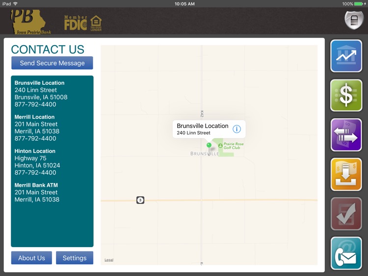 Iowa Prairie Bank for iPad screenshot-3