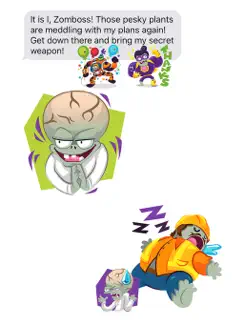 Plants vs Zombies™ Stickers iPad image 1