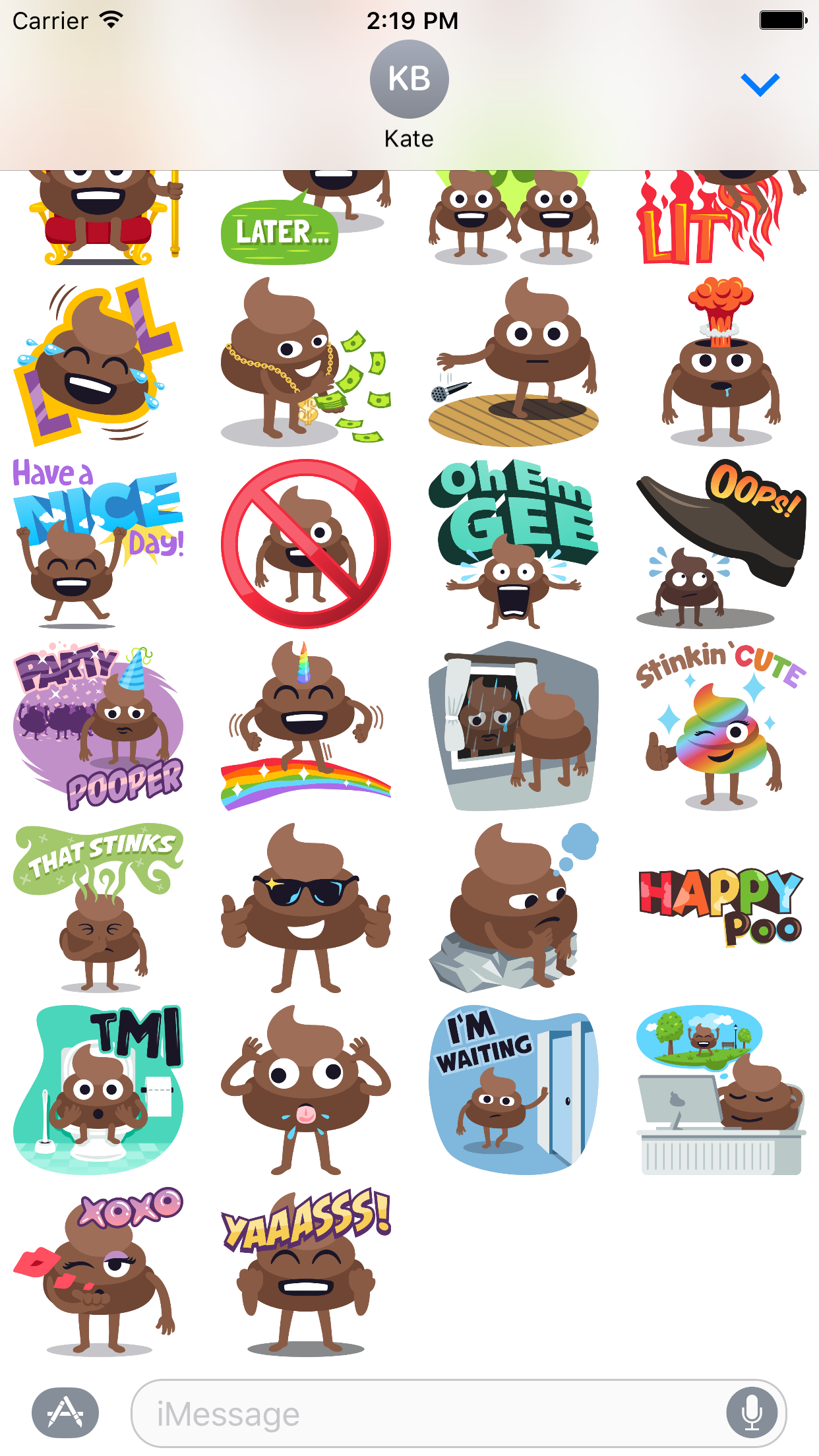 Happy Poo: Stickers by EmojiOne