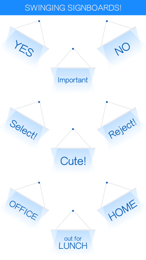 Hang a Sign! (Light Gray/Bright Blue)(圖1)-速報App