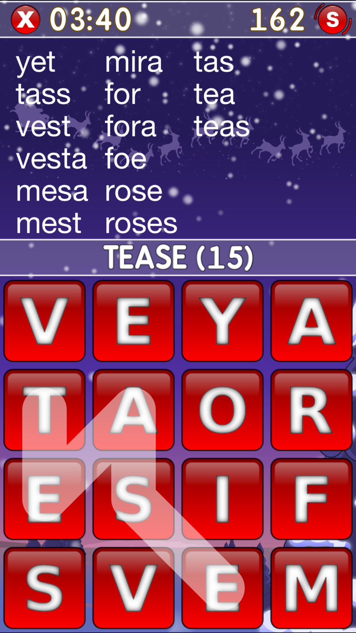 Word Shaker Christmas