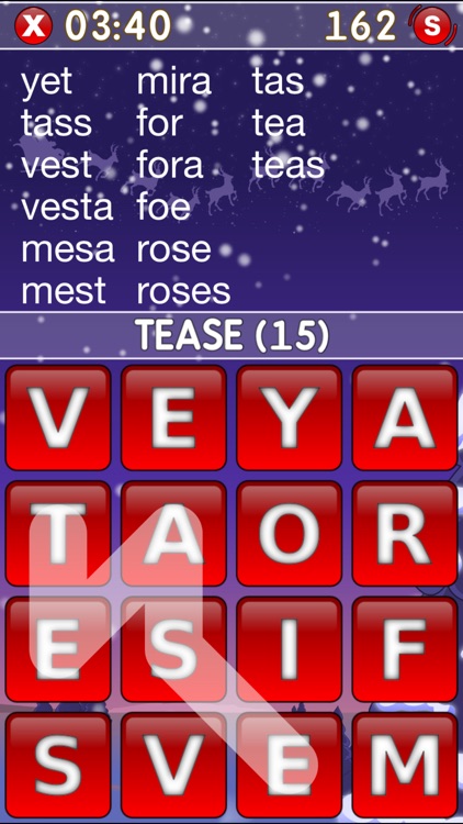 Word Shaker Christmas