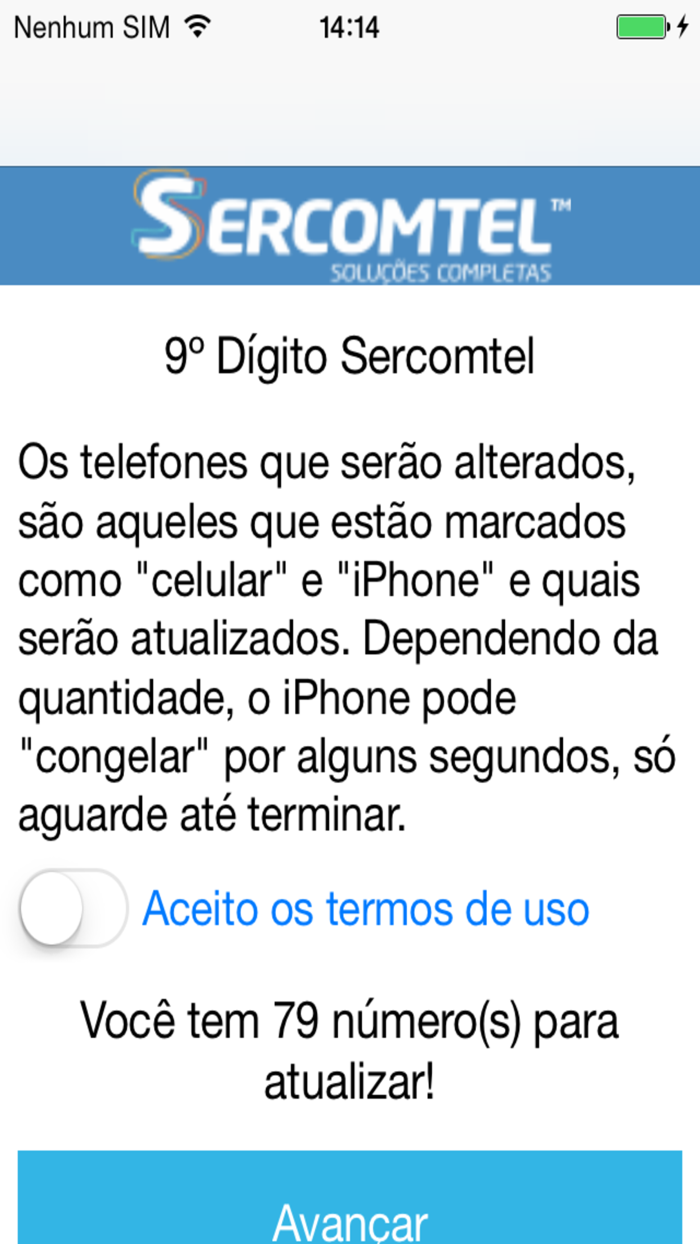 9º Dígito Sercomtel