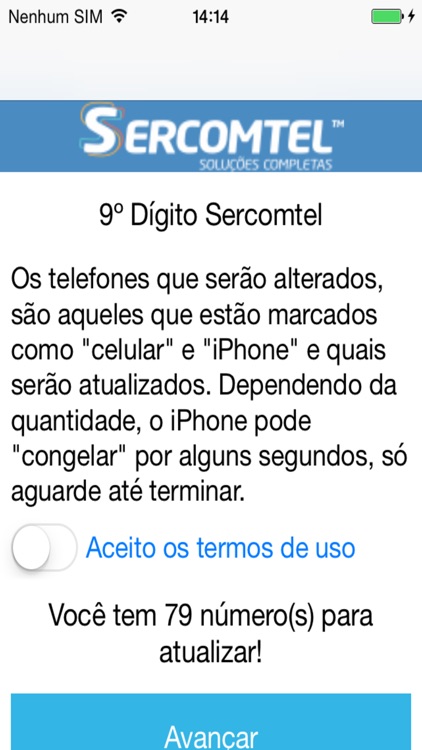 9º Dígito Sercomtel