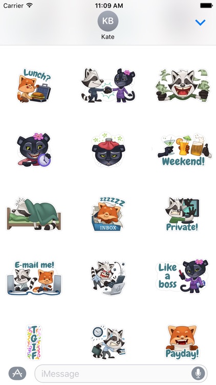 Office Life Stickers For iMessage