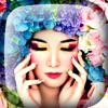 花 のクラウン ヘアスタイル  シミュレーター - ヘアサロン ファッション バーチャル 大変身 - iPadアプリ