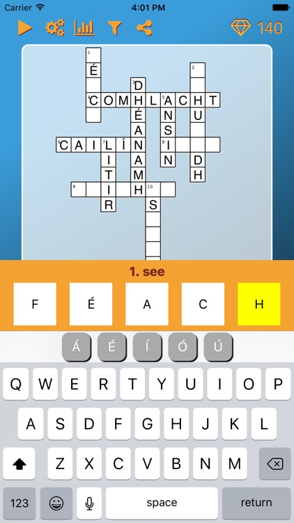 World Cross Word Irish