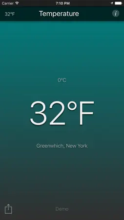 Temperature Lite screenshot 1