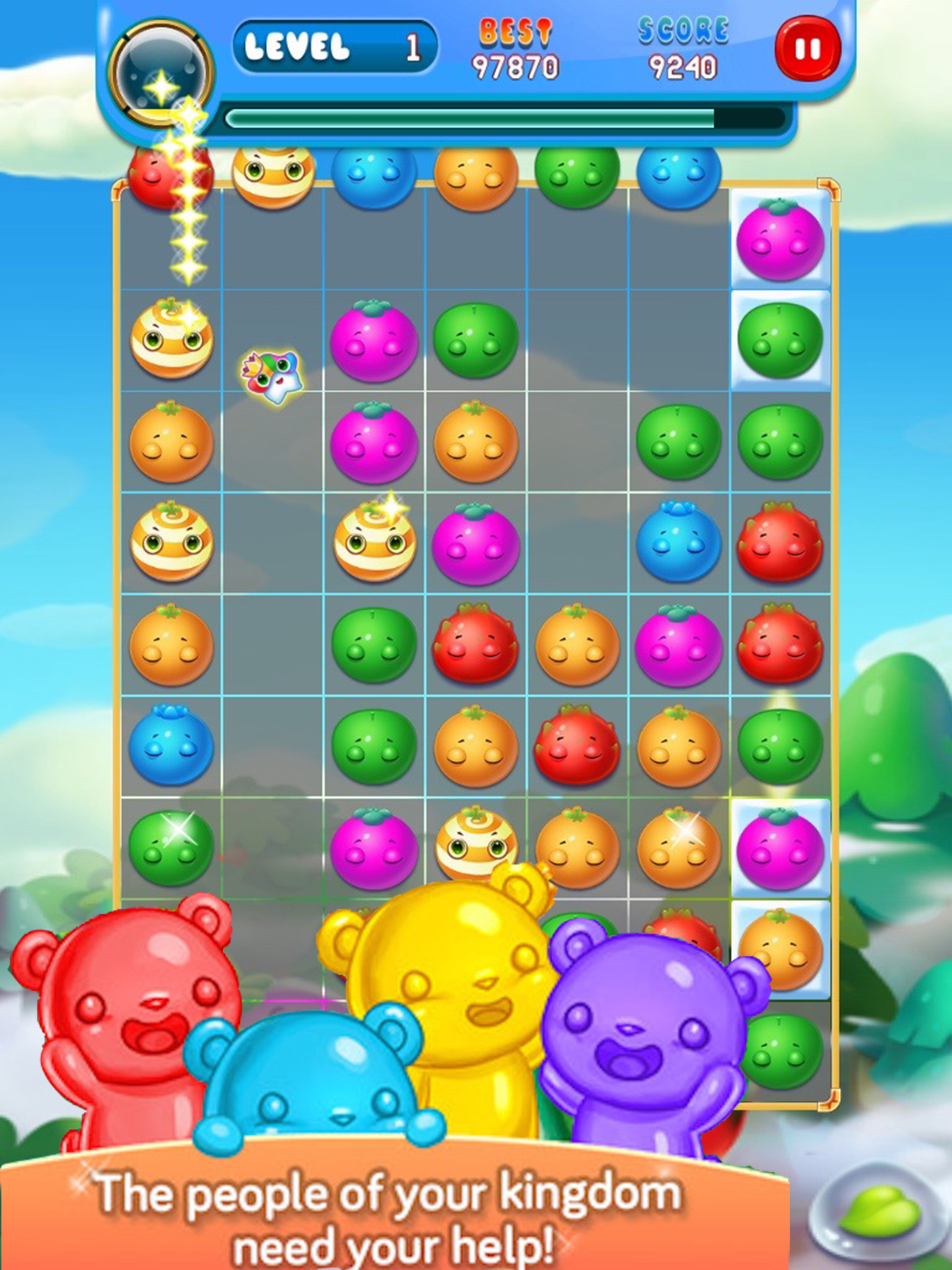 Fruit Garden Smasher -Swipe Drawpipe Bump Puzzle screenshot 7