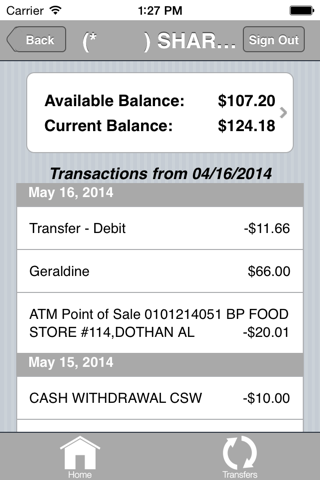 Wiregrass FCU Mobile screenshot 2