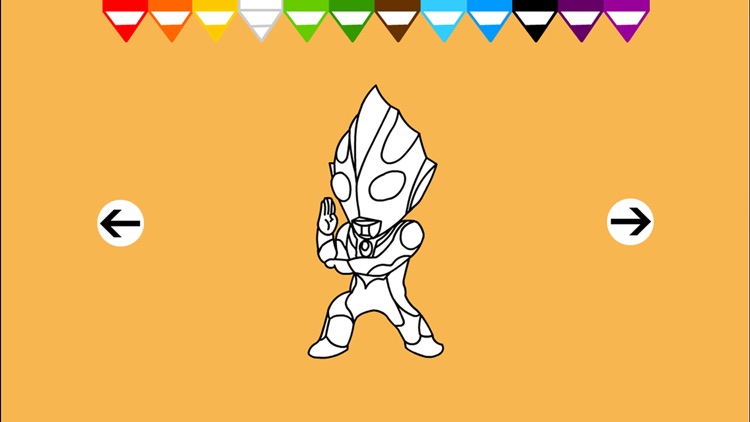 奥特英雄涂色-宝宝填色儿童学画画涂鸦游戏 screenshot-4