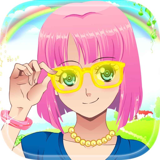 Cutie Anime Girl - Dress Up Free Games icon