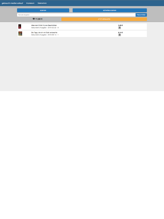 Screenshot #4 pour gebraucht-medien-ankauf