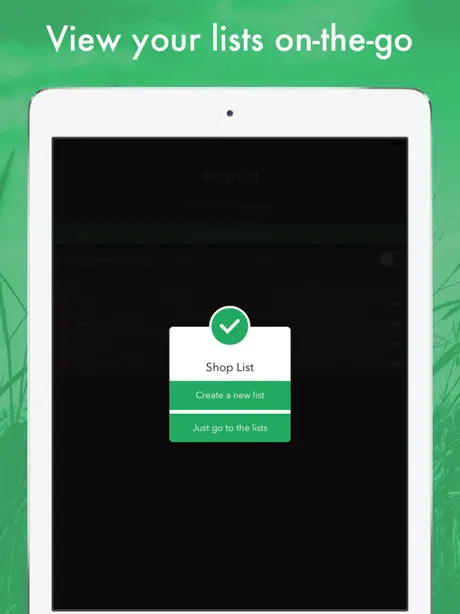 Shop List - create shopping lists on-the-go