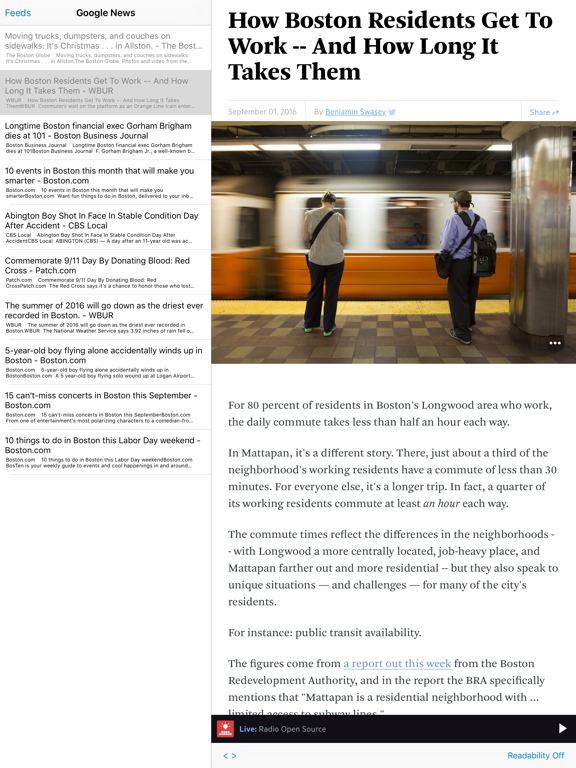 Boston News iPad screenshot 5 - News app