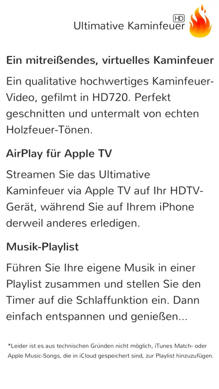 Das Ultimative Kaminfeuer in HD für Apple TV screenshot 2 of 4