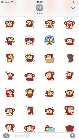 Funny Gorilla - Animated Stickers And Emoticon(圖3)-速報App