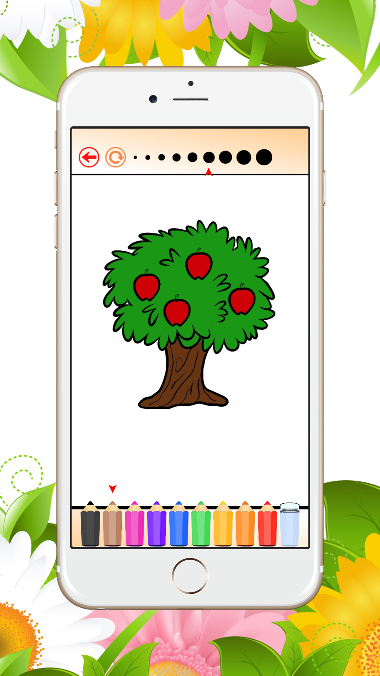 Coloring Book Folwer, Tree: Learn to draw & Paint screenshot 3