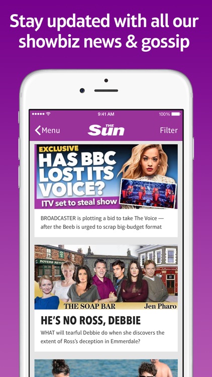 The Sun Mobile: Breaking news, showbiz and sport screenshot-0