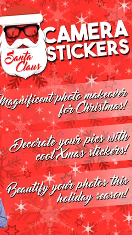 Game screenshot Santa Claus Camera Stickers – Xmas Dress Up Editor apk