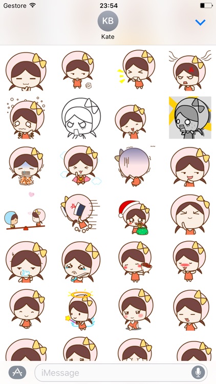 Little Girl - Animated Stickers And Emoticons